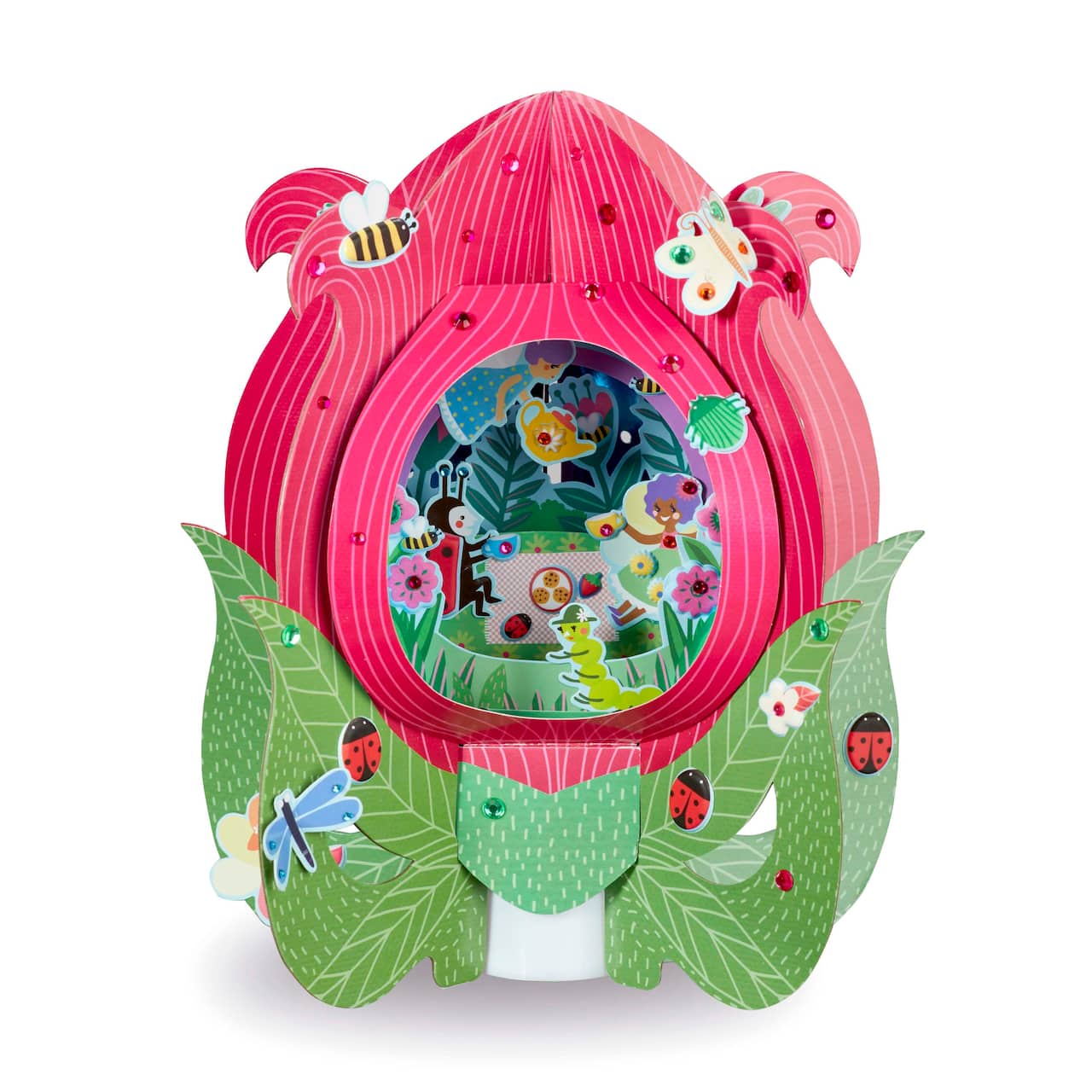 Bright Stripes Lantern Lands Fairy Flower Party Light Up Activity Kit